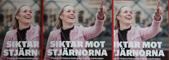 Helena Holmgren is interviewed in Affärsvärlden